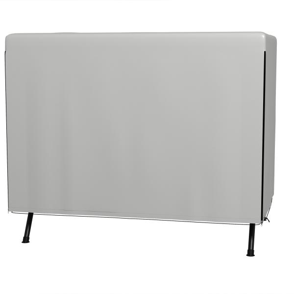 Capa Protetora para Baloiço de Jardim de 3 Lugares 215x155x150 cm Cobertura para Móveis de Exterior Cinzento Claro