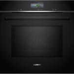 Forno de Encastre iQ700 HM736GAB1 c/ Microondas 67L 3600W (Preto) - SIEMENS