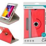 Capa Protetora Universal Vermelho para Tablet de 10.5'' - N-006- Confortável, Resistente a Quedas e com Suporte Ajustável