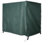 Capa para Móveis de Jardim Capa Protetora para Baloiços de Exterior com Zíper 205x124x164cm Verde