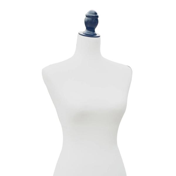 Manequim Feminino de Costura Manequim de Exibição com Altura Ajustável 130 - 168cm Branco