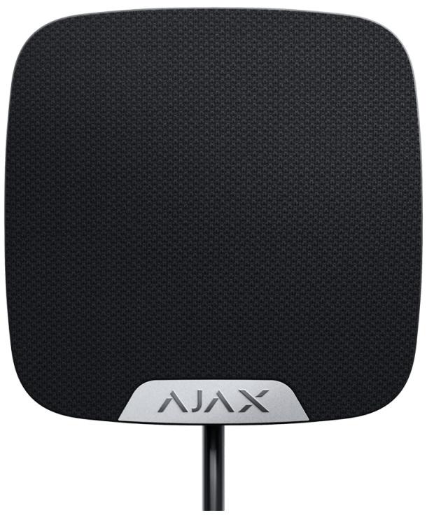 Sirene HomeSiren Fibra p/ Interior c/ Fios (Preto) - AJAX