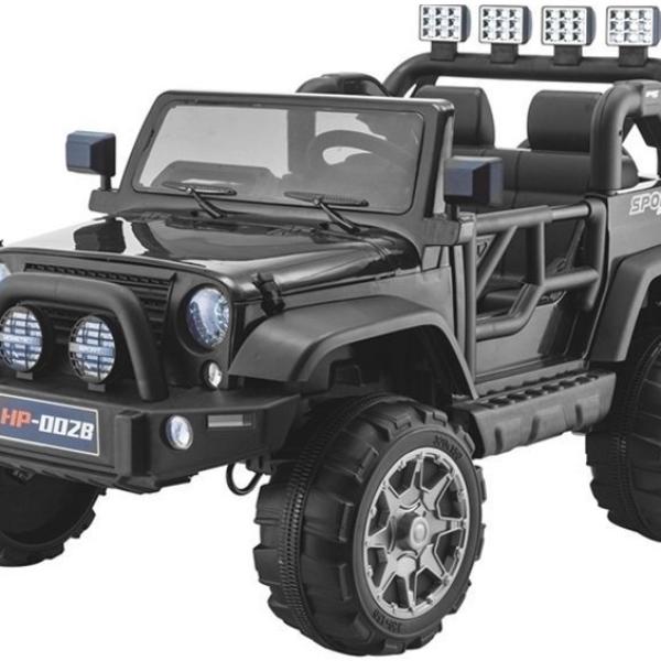 Carro Infantil Elétrico Jeep HP012 (Preto)