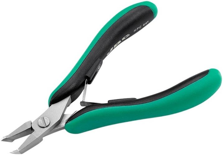 Alicate de Corte c/ Corte Totalmente Nivelado e Cabeça Oblíqua Pequena - JBC