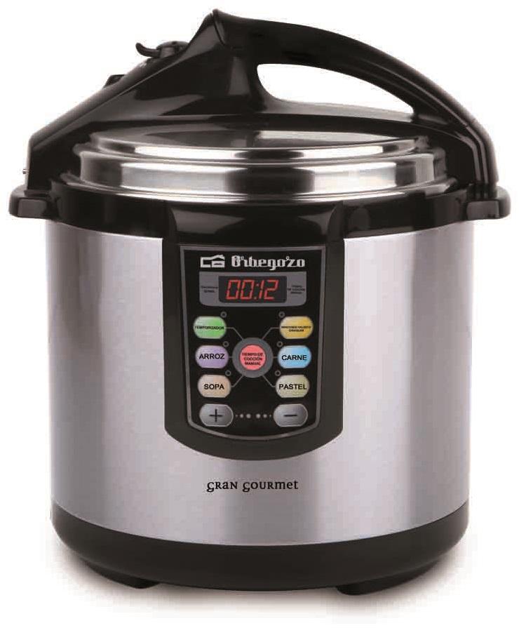Panela de Pressão Eléctrica 6L 1000W - ORBEGOZO (Recondicionado)