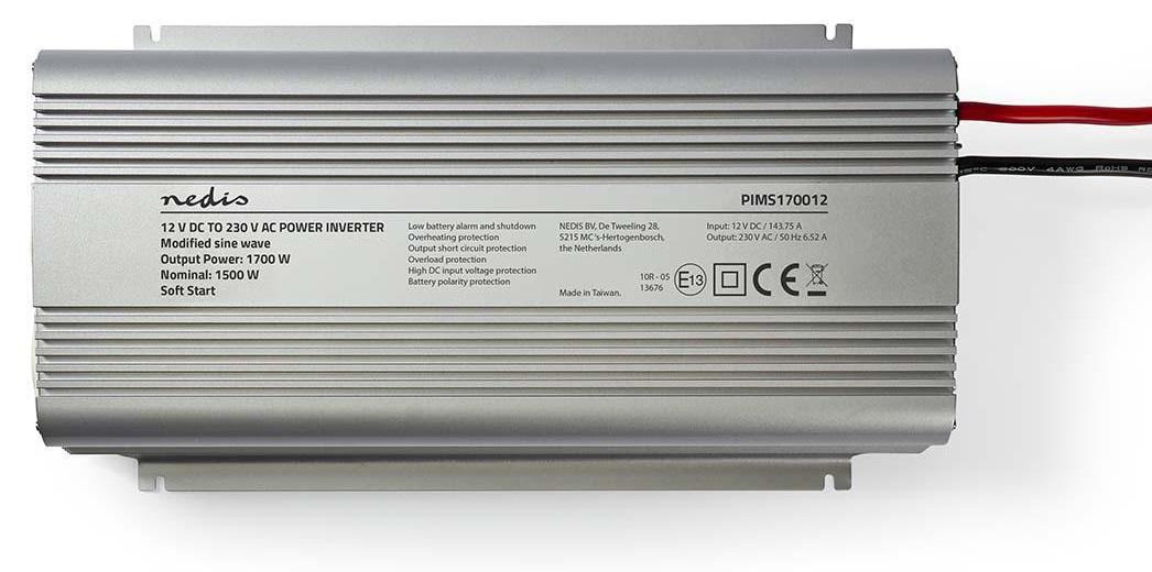 Conversor 12V - 220V 1700W Shuck - NEDIS