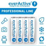 Blister 4 Pilhas Recarregáveis 1,2V AAA Ni - Mh 1000mAh - everActive