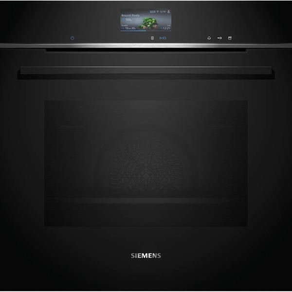 Forno de Encastre c/ Função Vapor iQ700 HR736G1B1 71L 3600W (Preto) - SIEMENS