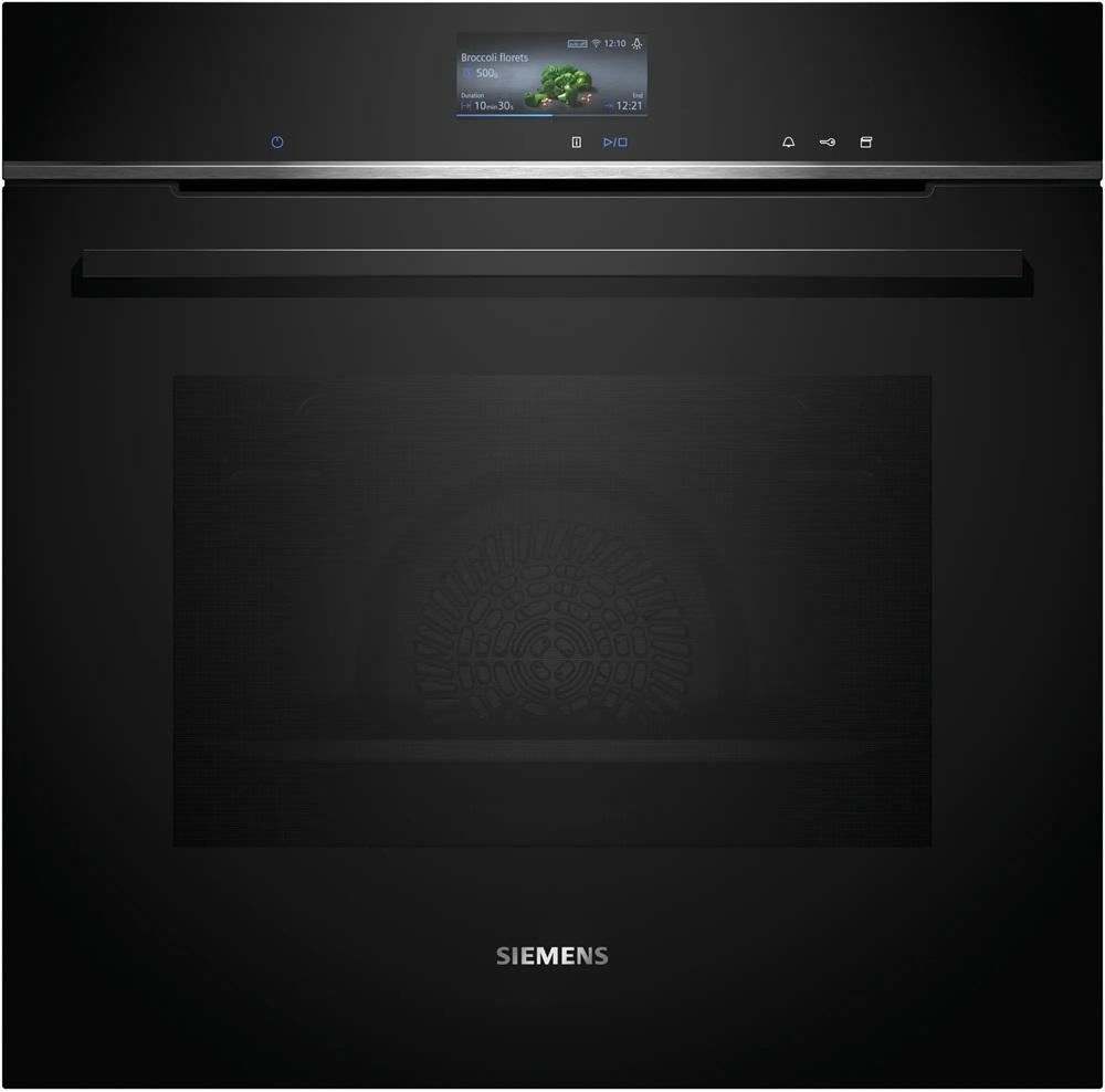 Forno de Encastre c/ Função Vapor iQ700 HR736G1B1 71L 3600W (Preto) - SIEMENS