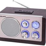 Rádio de Mesa Vintage (Prateado) - ROADSTAR