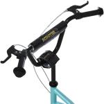 Trotinete para Crianças com Guiador Ajustável em Altura Travão Duplo e Estrutura de Aço 120x58x75 - 80 cm Azul