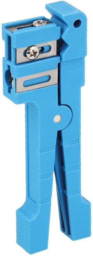Descarnador de Cabo Coaxial / Fibra Óptica / Mangueiras Ø3,2~6,4mm (Azul) - NIMO