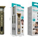 Cortador de Cabelo Avançado NOVOTECK HS-002 com Display Digital e Design Buda