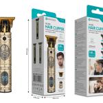 Cortador de Cabelo Avançado NOVOTECK HS-002 com Display Digital e Design Esqueleto