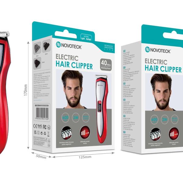 Máquina de Cortar Cabelo HS-008 - Recarregável, Motor Potente de 3W