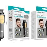 Máquina de Cortar Cabelo HS-009 - Profissional, Lâminas em Aço Inoxidável, Display LED