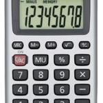 Calculadora de Bolso 8 Digitos (Cinza) - CASIO