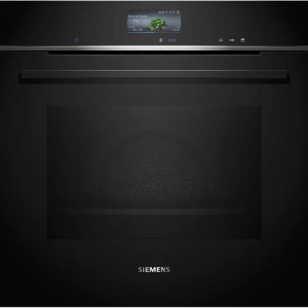 Forno de Encastre iQ700 HS736G3B1 Função Vapor 71L 3600W (Preto) - SIEMENS