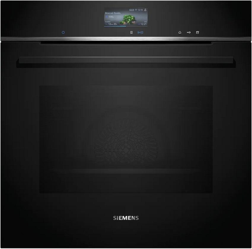 Forno de Encastre iQ700 HS736G3B1 Função Vapor 71L 3600W (Preto) - SIEMENS