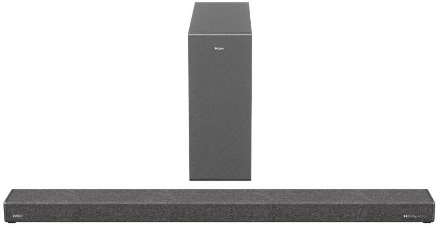 Soundbar Ultra Slim Metal HSD210K6 2.1 Canais 120W c/ Subwoofer - HAIER