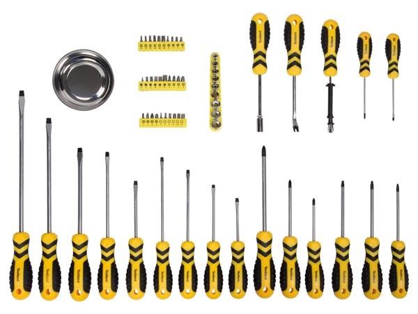 Conjunto de Chaves e Pontas (60pcs) - Toolland