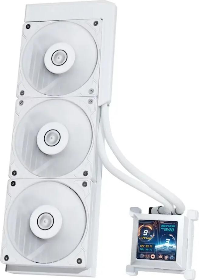 Water Cooler CPU Lian Li HydroShift LCD 360S AIO 360mm (Branco) - LIANLI
