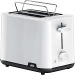 Torradeira 900W 2 Fenda Bandeja Migalhas (Branca) - BRAUN