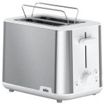 Torradeira PurShine HT 1510 2 Fatia(s) 900W (Inox/Branco) - BRAUN