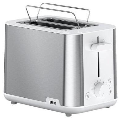 Torradeira PurShine HT 1510 2 Fatia(s) 900W (Inox/Branco) - BRAUN