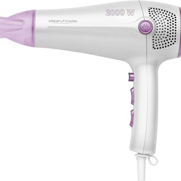 Secador de Cabelo Profissional HT 3020 2000W (Branco / Rosa) - PROFICARE
