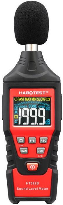 Medidor de Decibéis Digital USB HT622B - HABOTEST