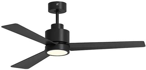 Ventoinha de Teto 40W Ø130cm c/ Luz LED (Preto) - SOLER & PALAU