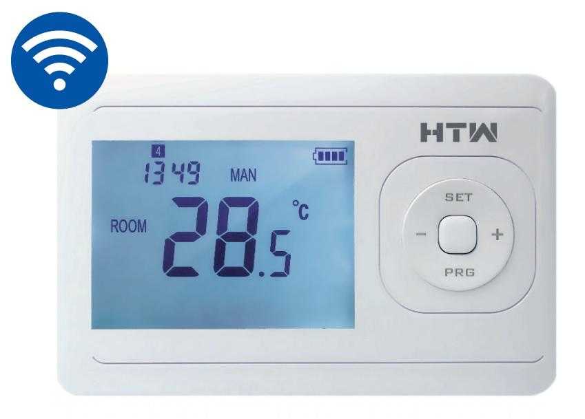Cronotermóstato p/ Caldeiras c/ Wi - Fi e Radiofrequência - HTW