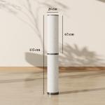 Candeeiro de Pé Moderno Candeeiro de Sala com Brilho Temperaturas de Cor Ajustáveis 3000K - 6000K Controle Remoto Magnético Temporizador para Quarto Escritório Decoração Ø20x135 cm Bege
