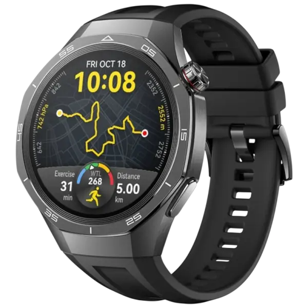 Smartwatch Watch GT5 Pro 46mm (Fluoroelastómero Preto) - HUAWEI