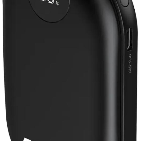 PowerBank HW5000_BK 5000mAh 10W c/ Função de Aquecer Mãos (USB - A + USB - C) - ENERGIZER