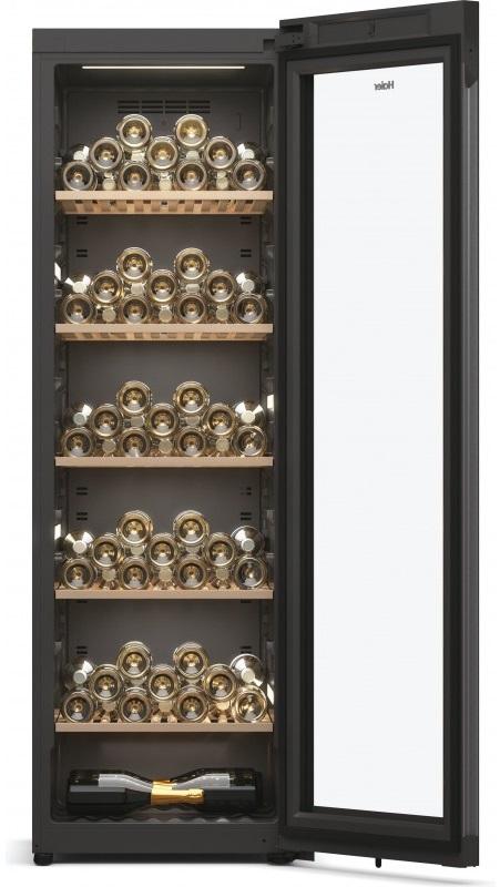 Garrafeira 247 Garrafas c/ Compressor Independente Wine Bank 60 Serie 5 HWS247GGU1 (Preto) - HAIER