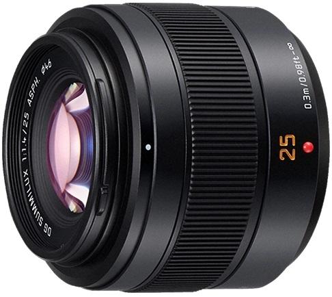 Objetiva 25mm Leica f/1.4 II DG Summilux p/ Micro 4/3 (Preto) - PANASONIC