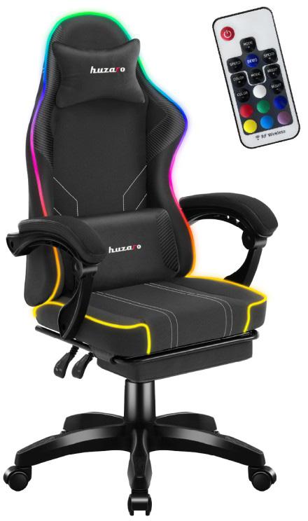 Cadeira Gaming RGB Force 3.7 (Preto) - HUZARO
