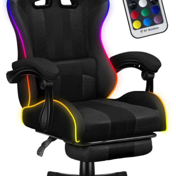 Cadeira Gaming Force 4.7 RGB Mesh - HUZARO