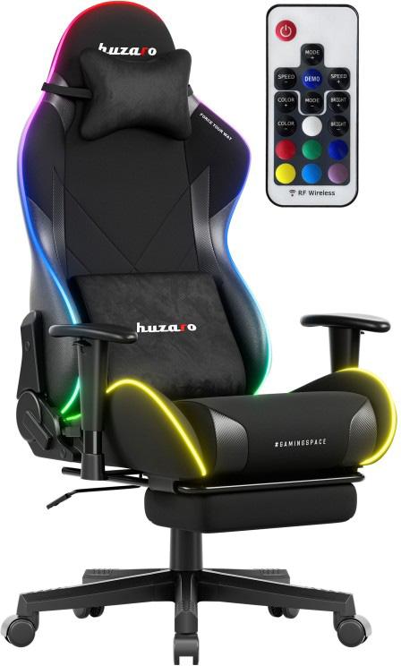 Cadeira Gaming RGB Force 5.7 (Preto) - HUZARO