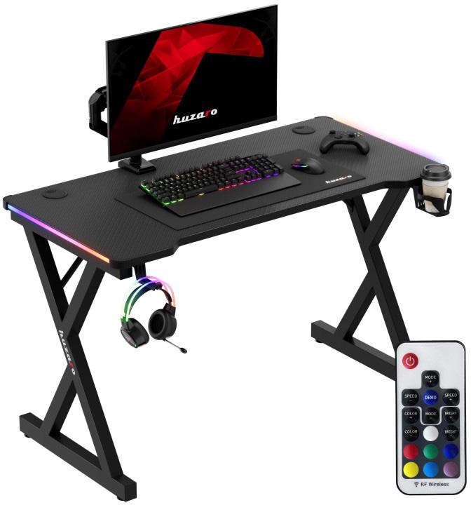 Mesa Gaming Hero 2.3 RGB 120cm - HUZARO