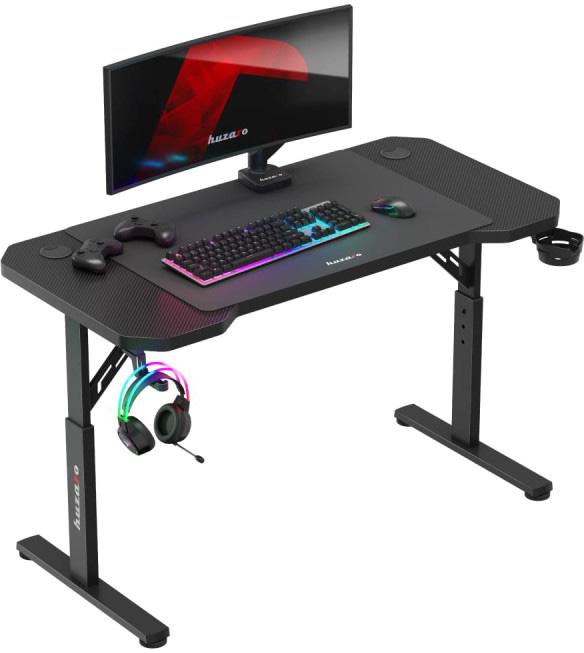 Mesa Gaming Hero 2.6 120cm (Preto) - HUZARO
