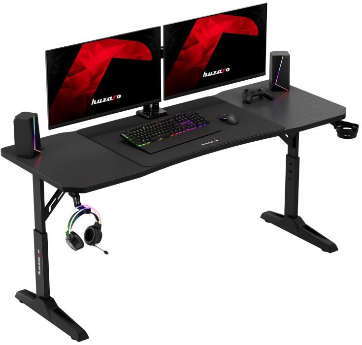 Mesa Gaming Hero 4.6 160cm (Preto) - HUZARO