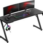 Mesa Gaming Hero 4.8 160cm (Preto) - HUZARO