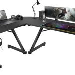 Mesa Gaming Hero 7.0 154cm c/ Canto Arredondado - HUZARO