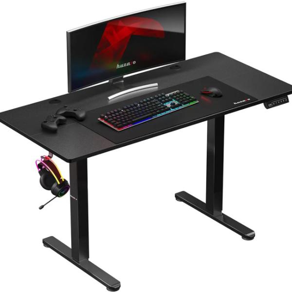 Mesa Gaming Elétrica Hero 8.2 120cm (Preto) - HUZARO
