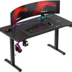 Mesa Gaming Elétrica Hero 8.7 RGB 140cm (Preto) - HUZARO