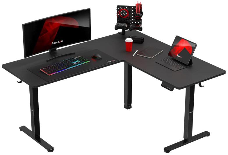 Mesa Gaming Elétrica Hero 9.5 160cm (Preta) - HUZARO