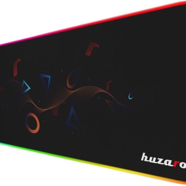 Tapete de Rato Gaming 2.0 Xl RGB (80 x 23 cm) - HUZARO